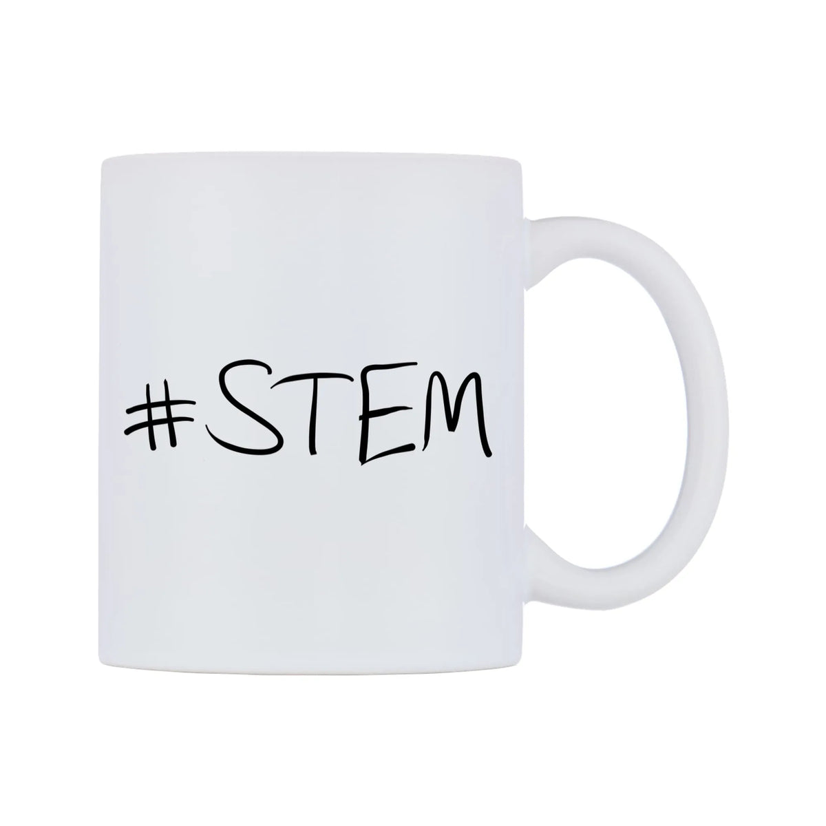 STEM Mug — mug, left side, on a white background