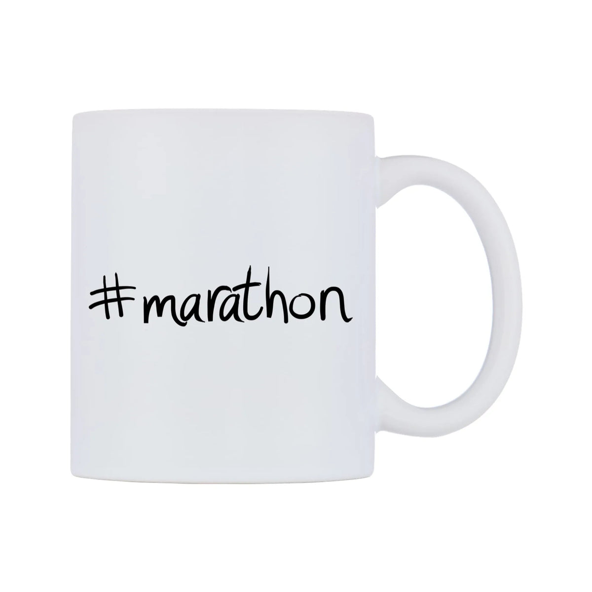marathon Mug — mug, left side, on a white background