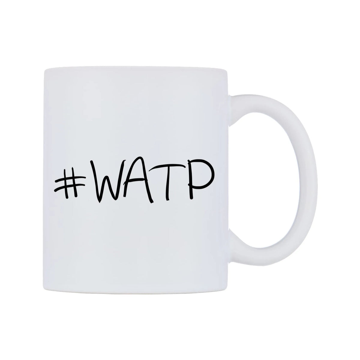 WATP Mug — mug, left side, on a white background