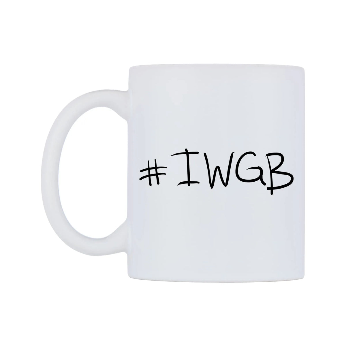 IWGB Mug — mug, right side, on a white background