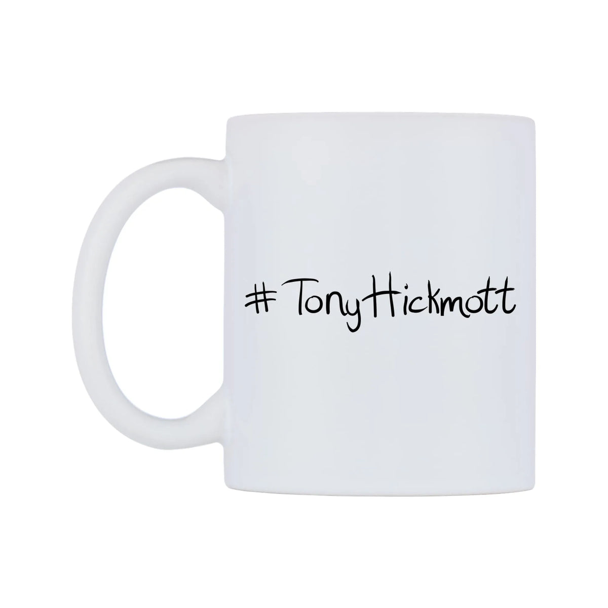 TonyHickmott Mug — mug, right side, on a white background
