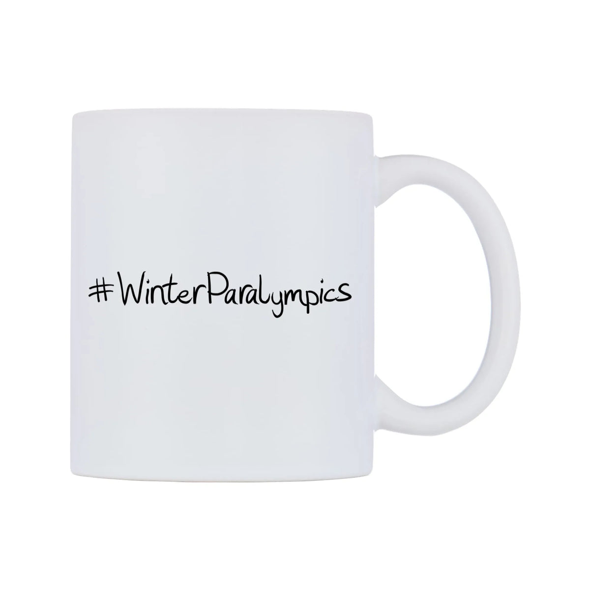 WinterParalympics Mug — mug, left side, on a white background