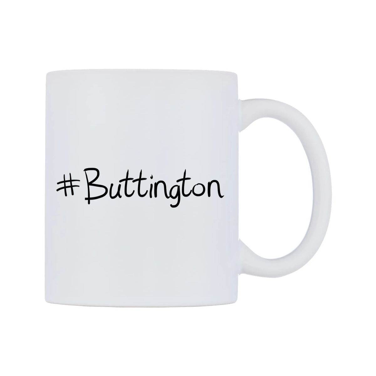 Buttington Mug — mug, left side, on a white background