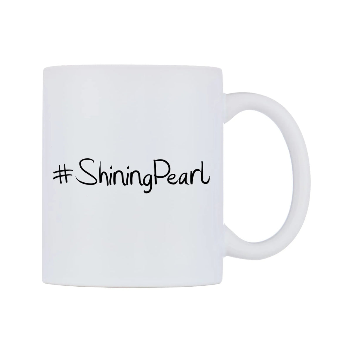 ShiningPearl Mug — mug, left side, on a white background