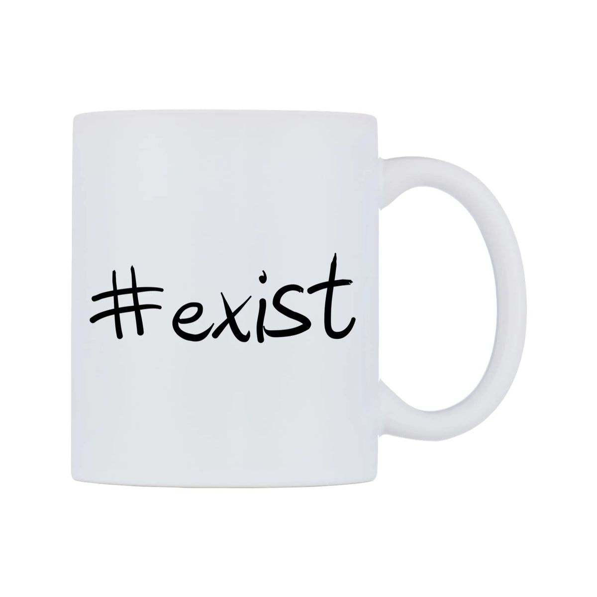 exist Mug — mug, left side, on a white background