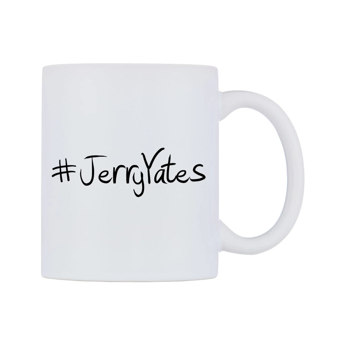 JerryYates Mug — mug, left side, on a white background