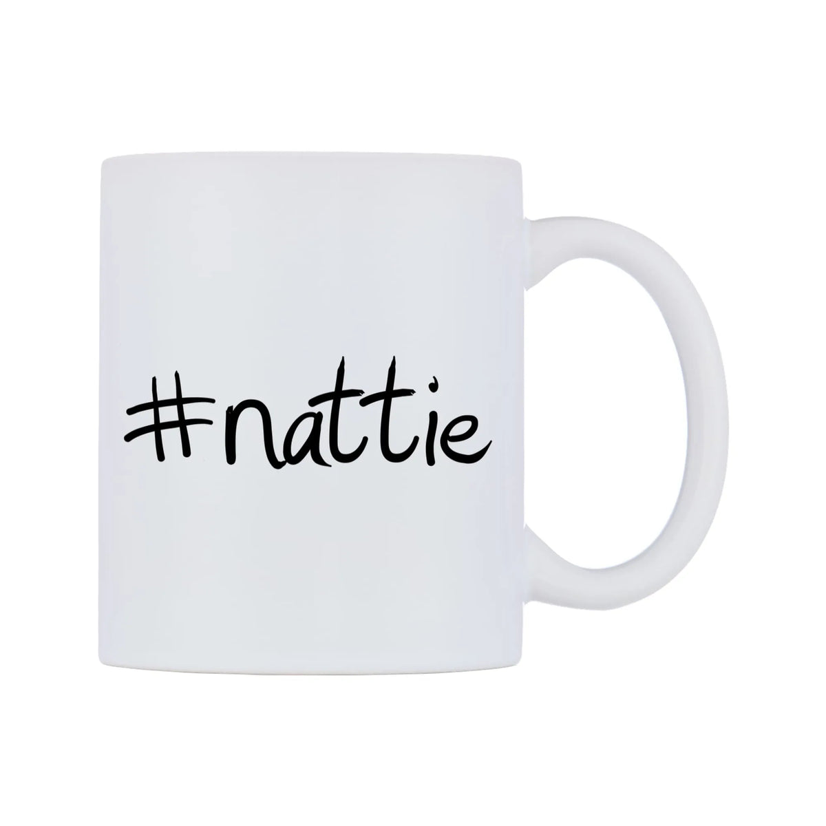 nattie Mug — mug, left side, on a white background