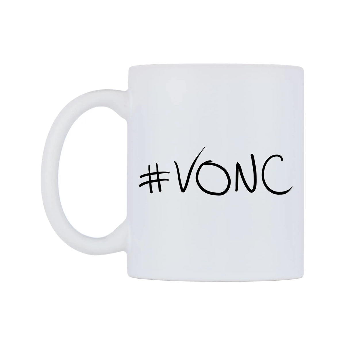 VONC Mug — mug, right side, on a white background