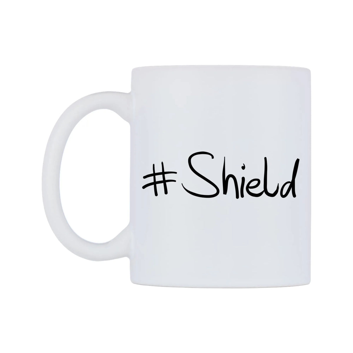 Shield Mug — mug, right side, on a white background