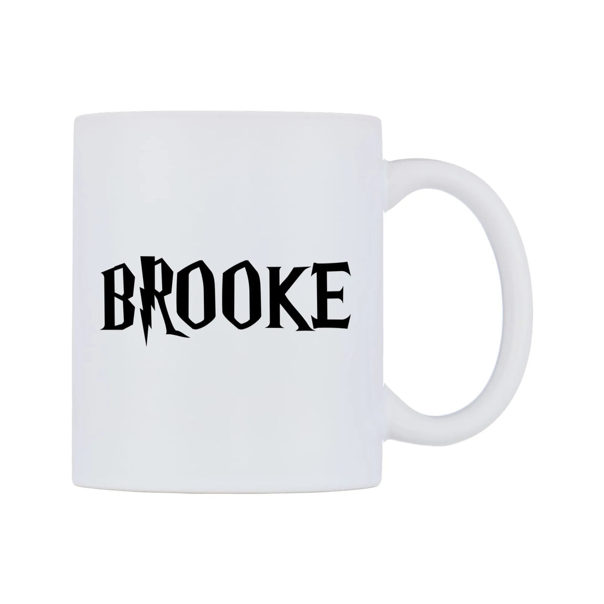 Brooke - Wizard Themed Mug — mug, left side, on a white background