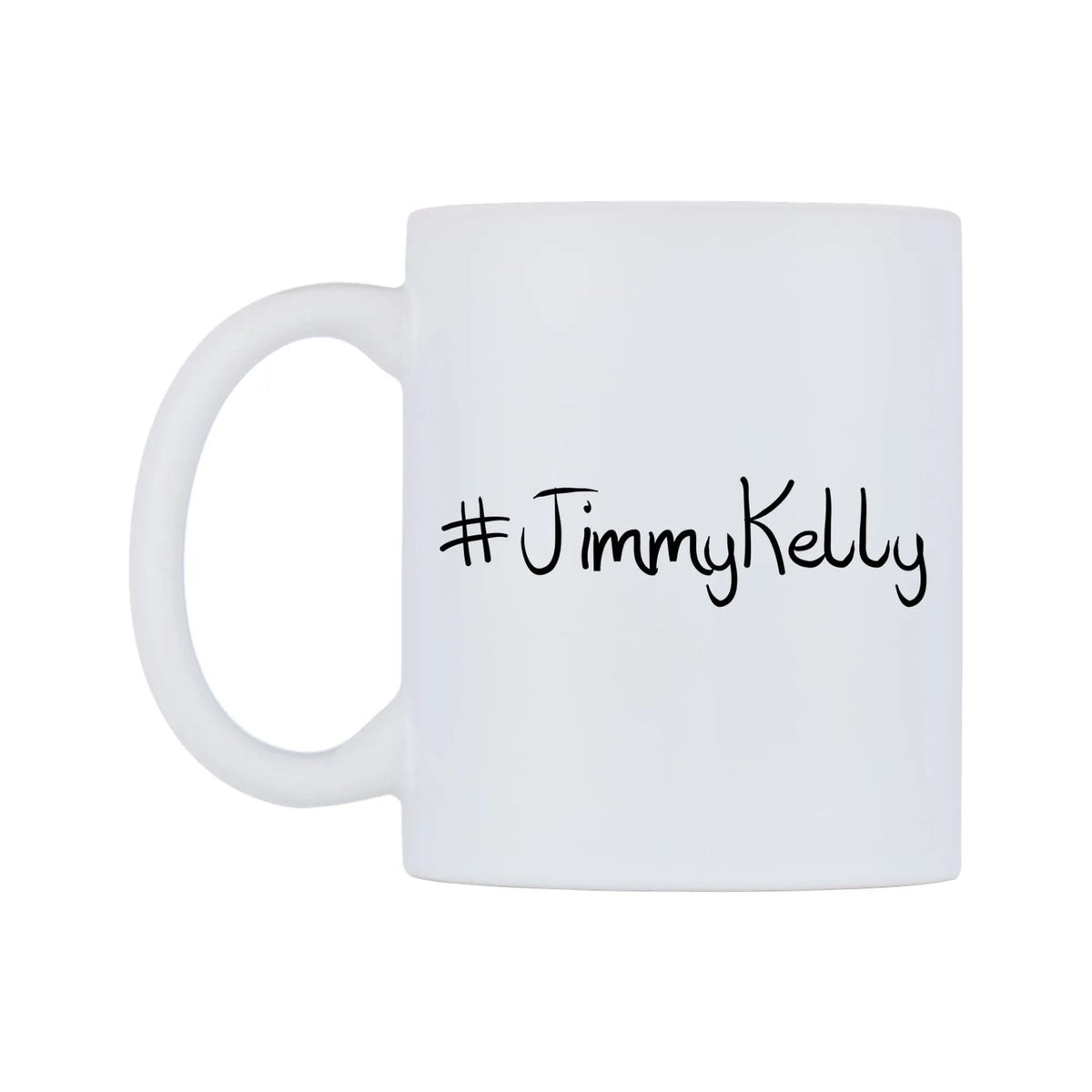 JimmyKelly Mug — mug, right side, on a white background
