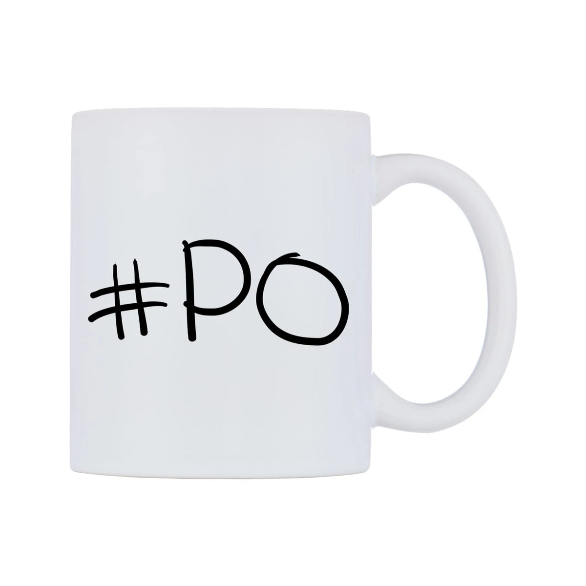 PO Mug — mug, left side, on a white background