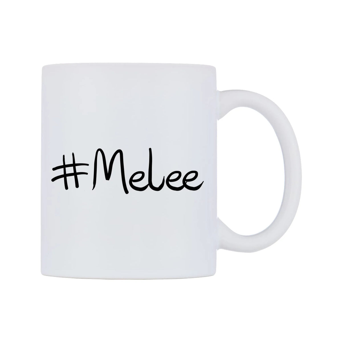 Melee Mug — mug, left side, on a white background