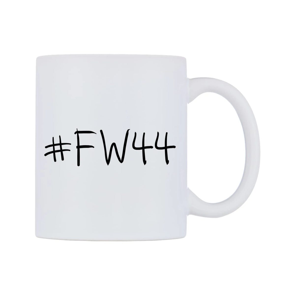 FW44 Mug — mug, left side, on a white background