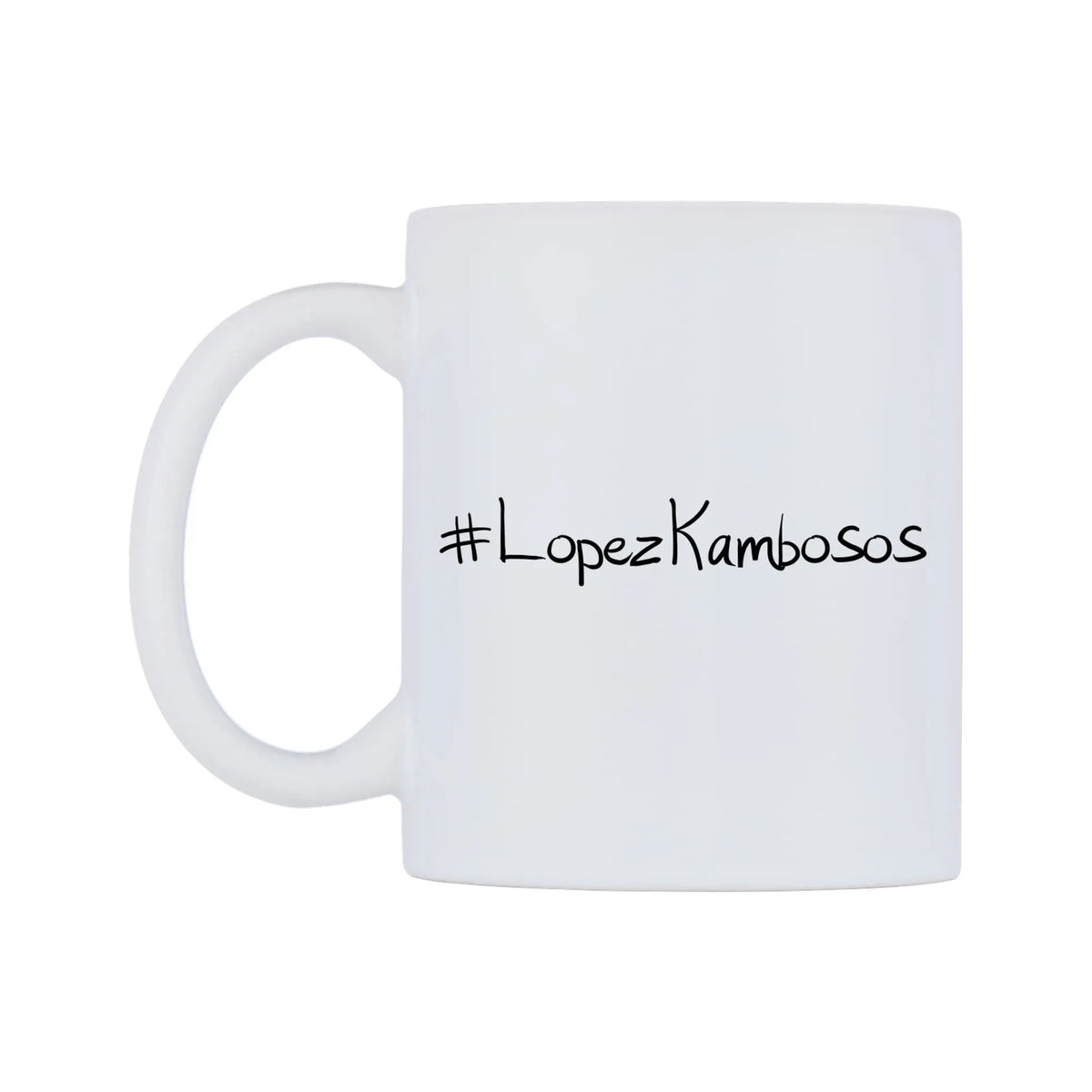 LopezKambosos Mug — mug, right side, on a white background