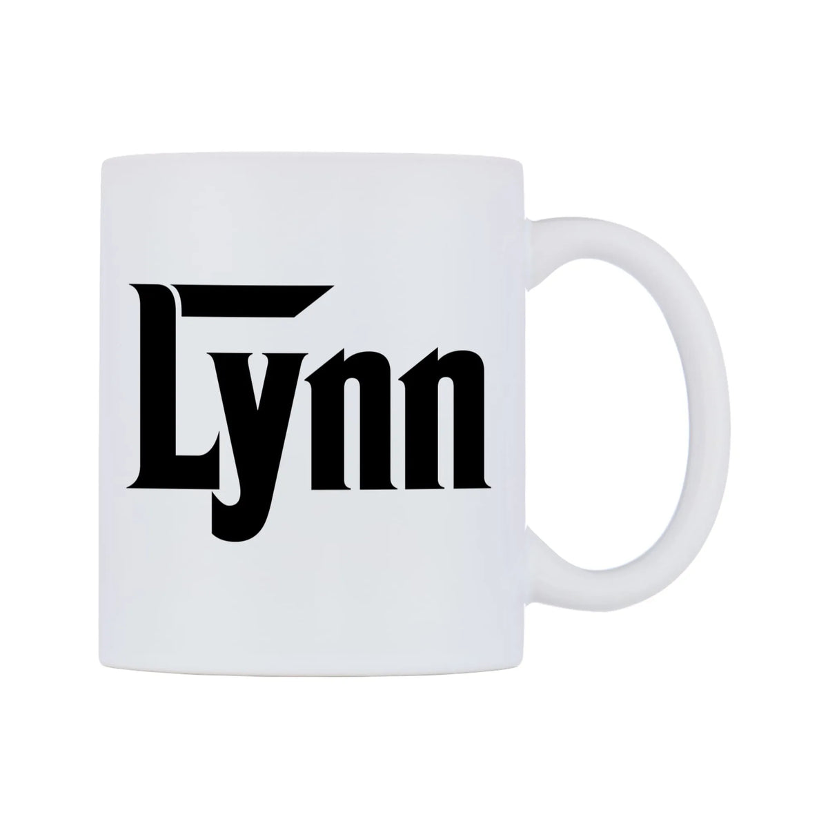 Lynn - Godfather Themed Mug — white 11oz gloss mug, left side, on a white background