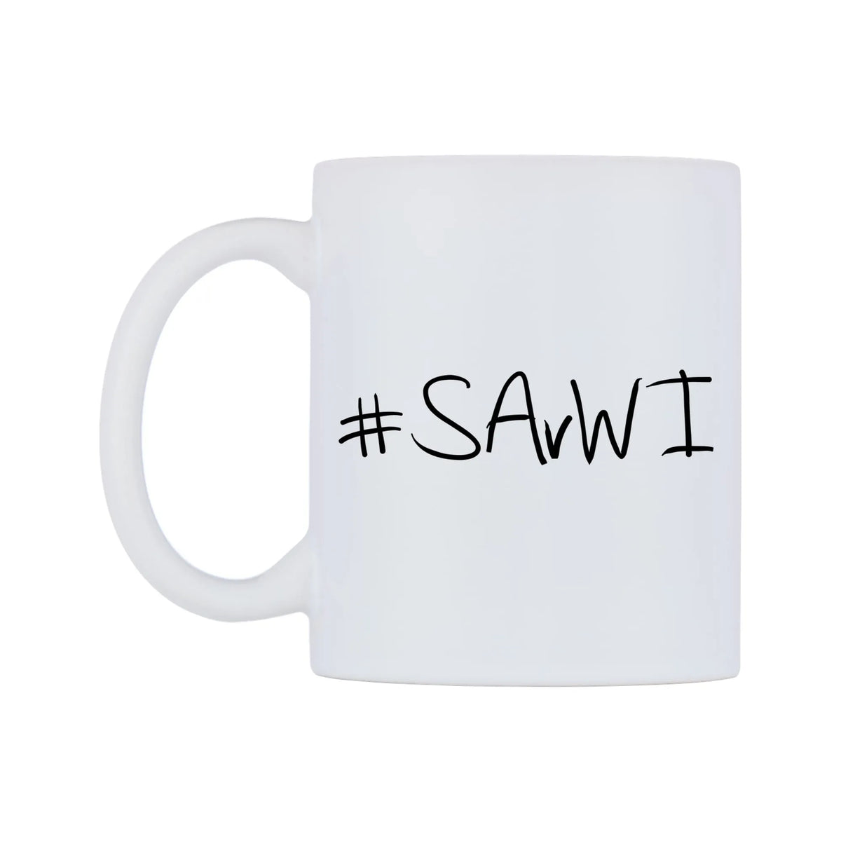 SAvWI Mug — mug, right side, on a white background