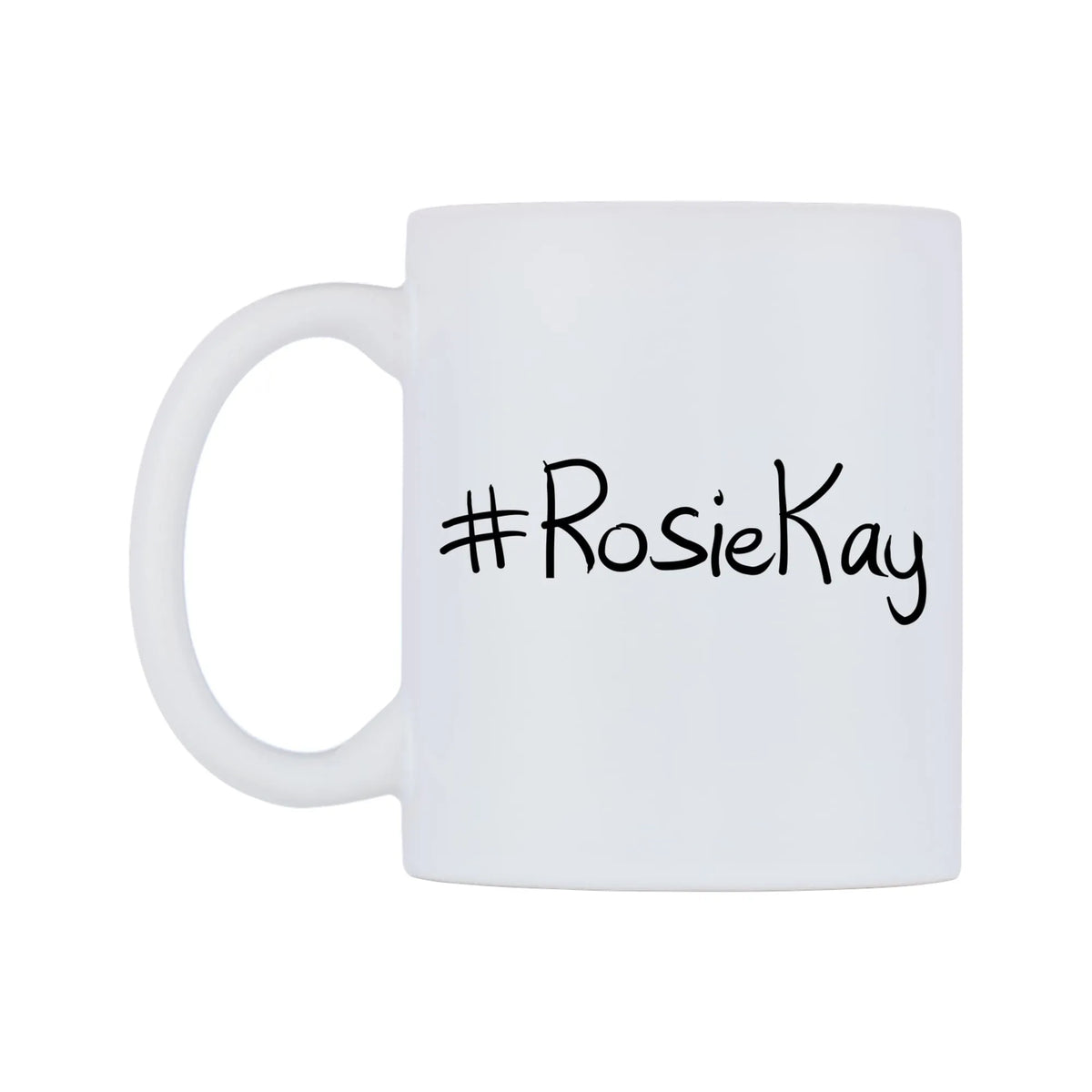 RosieKay Mug — mug, right side, on a white background