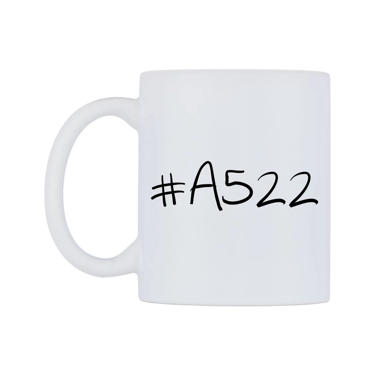 A522 Mug — mug, right side, on a white background