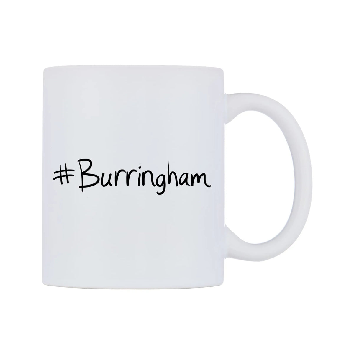 Burringham Mug — mug, left side, on a white background