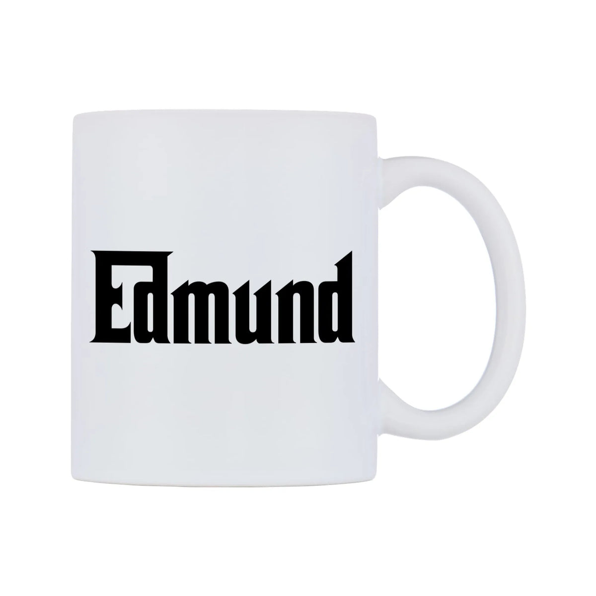 Edmund - Godfather Themed Mug — white 11oz gloss mug, left side, on a white background