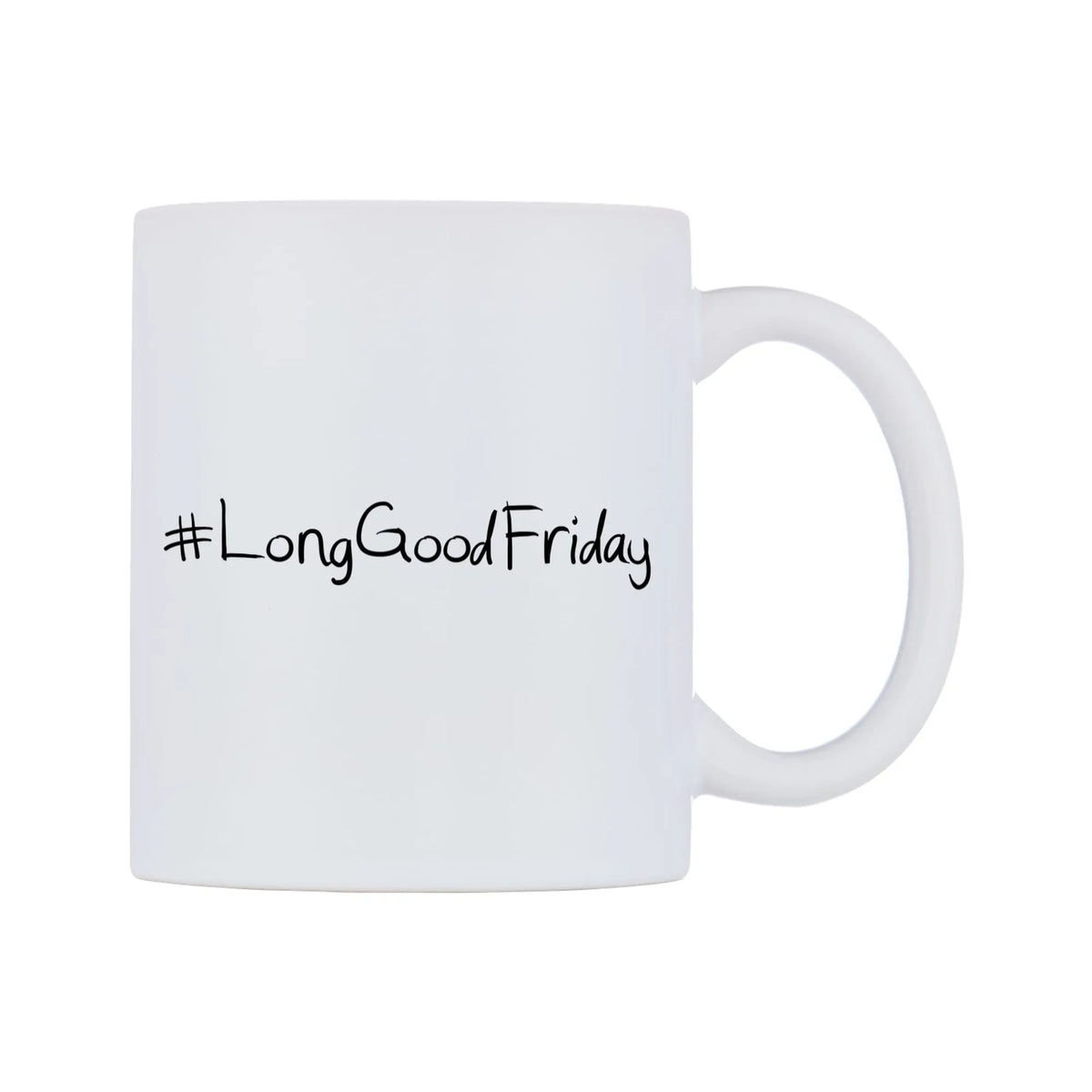 LongGoodFriday Mug — mug, left side, on a white background