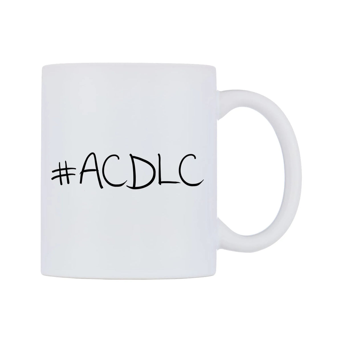 ACDLC Mug — mug, left side, on a white background