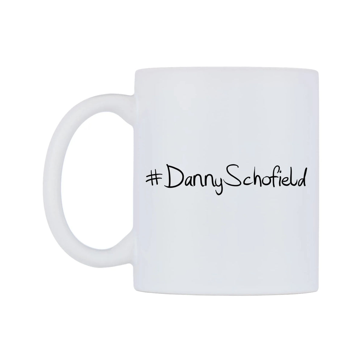 DannySchofield Mug — mug, right side, on a white background
