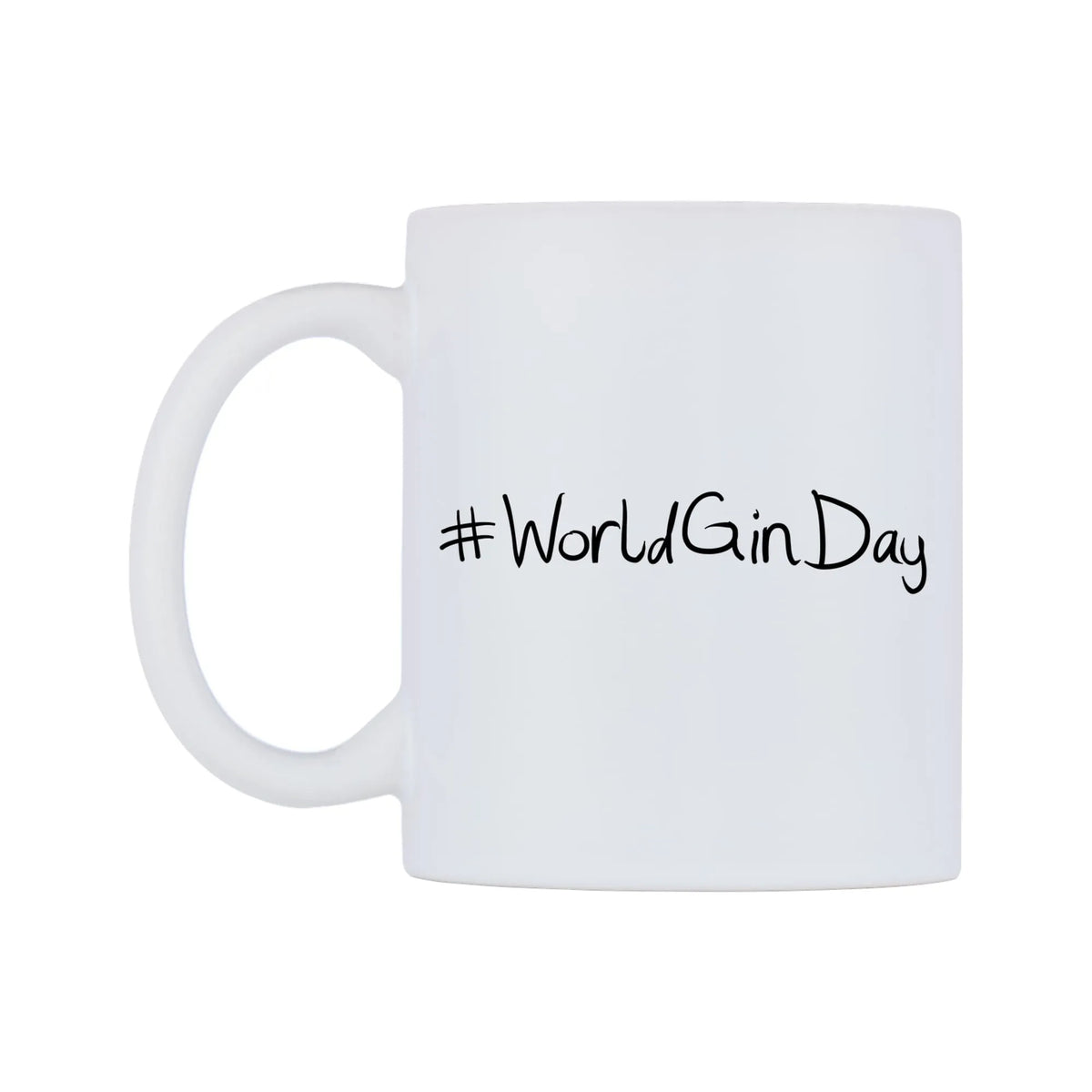 WorldGinDay Mug — mug, right side, on a white background