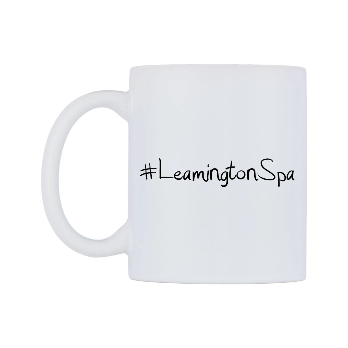 LeamingtonSpa Mug — mug, right side, on a white background