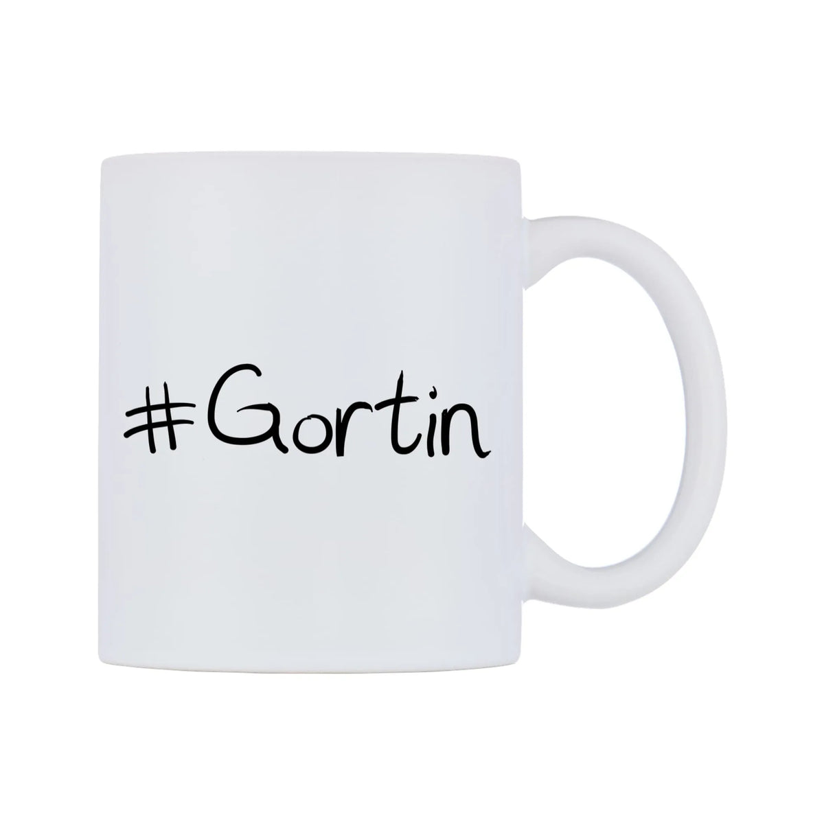 Gortin Mug — mug, left side, on a white background