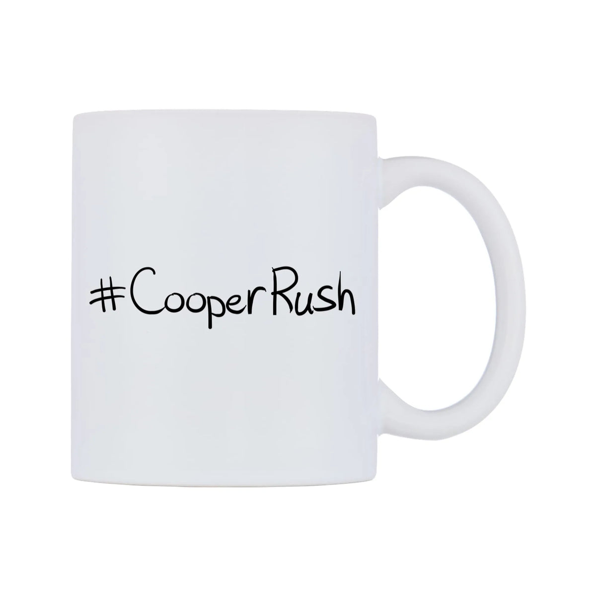 CooperRush Mug — mug, left side, on a white background