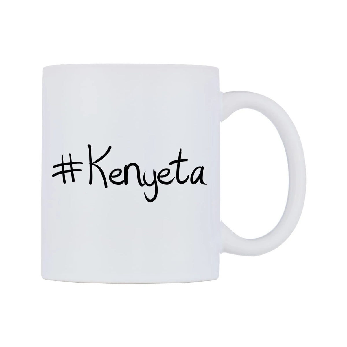 Kenyeta Mug — mug, left side, on a white background