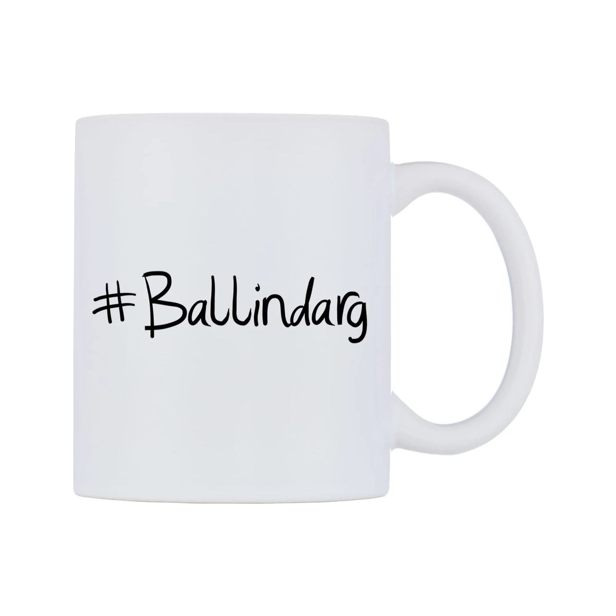 Ballindarg Mug — mug, left side, on a white background
