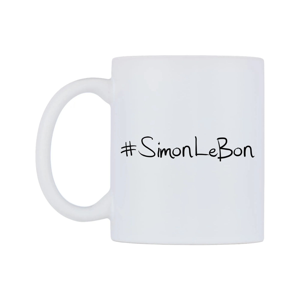 SimonLeBon Mug — mug, right side, on a white background
