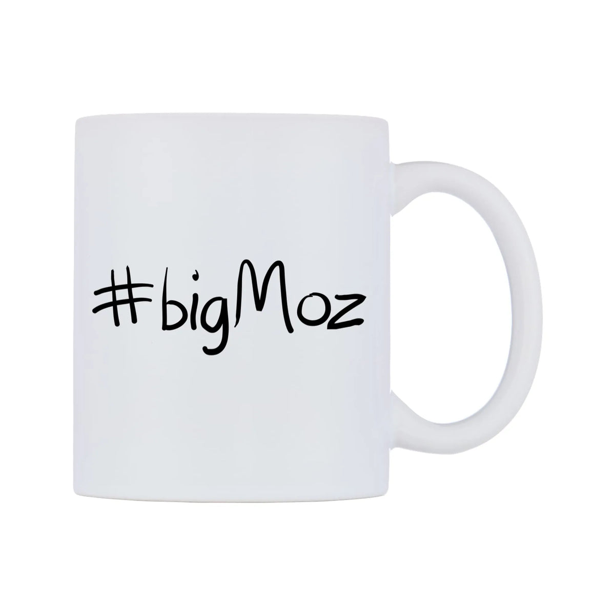 bigMoz Mug — mug, left side, on a white background