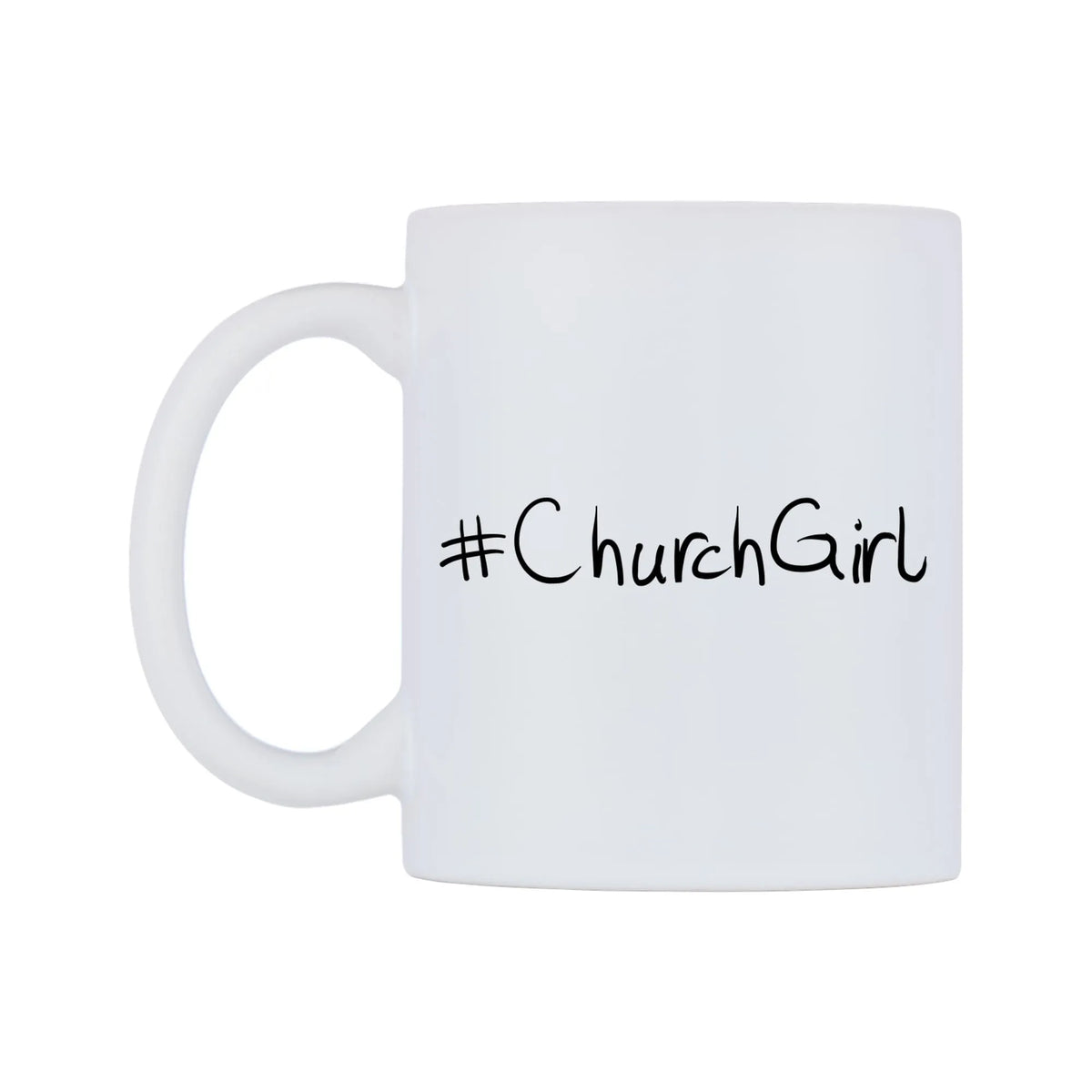 ChurchGirl Mug — mug, right side, on a white background