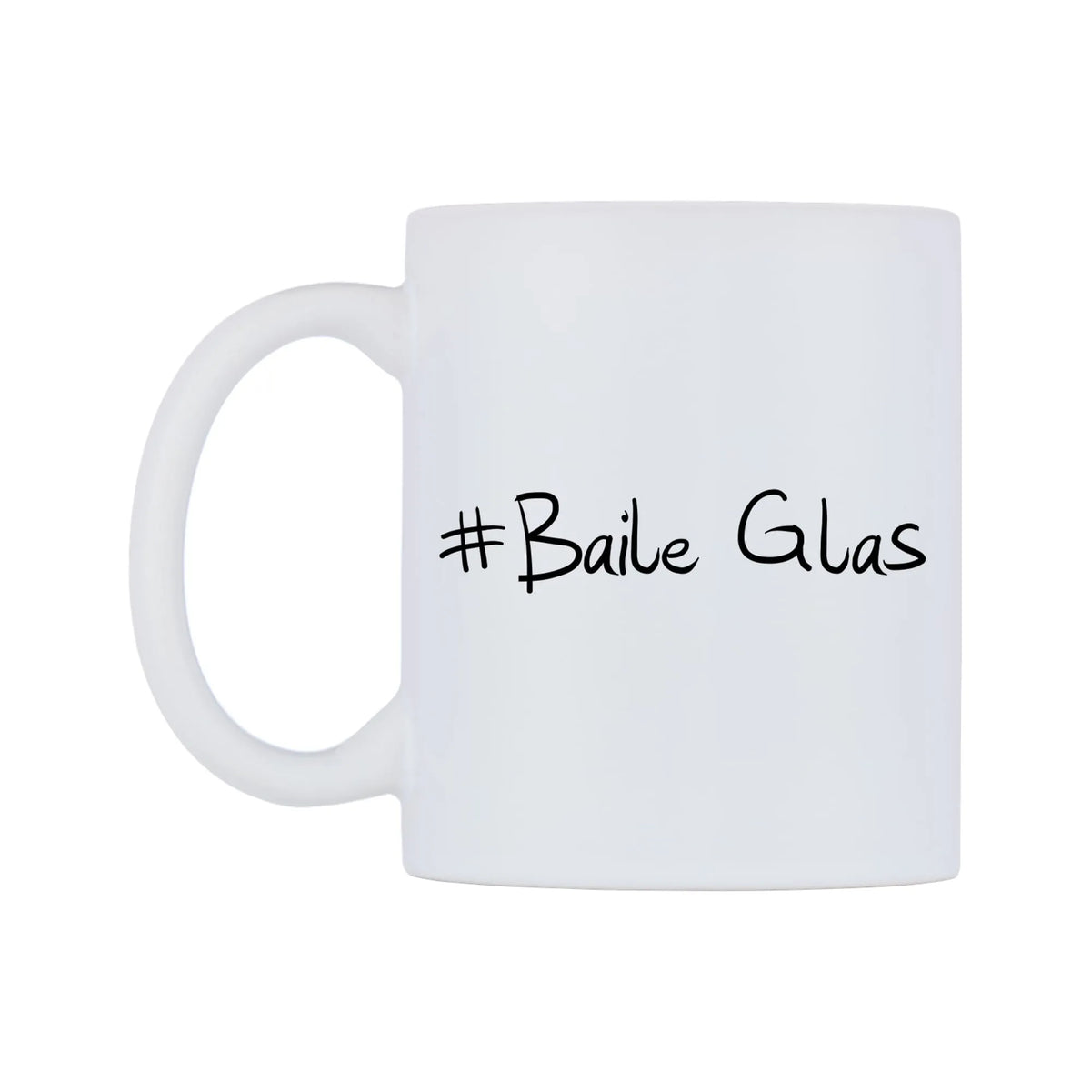 Baile Glas Mug — mug, right side, on a white background