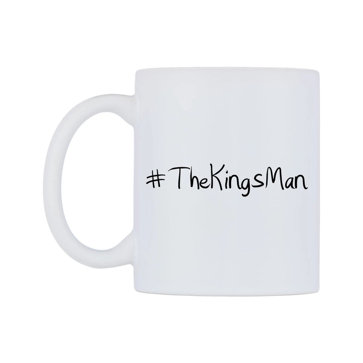 TheKingsMan Mug — mug, right side, on a white background