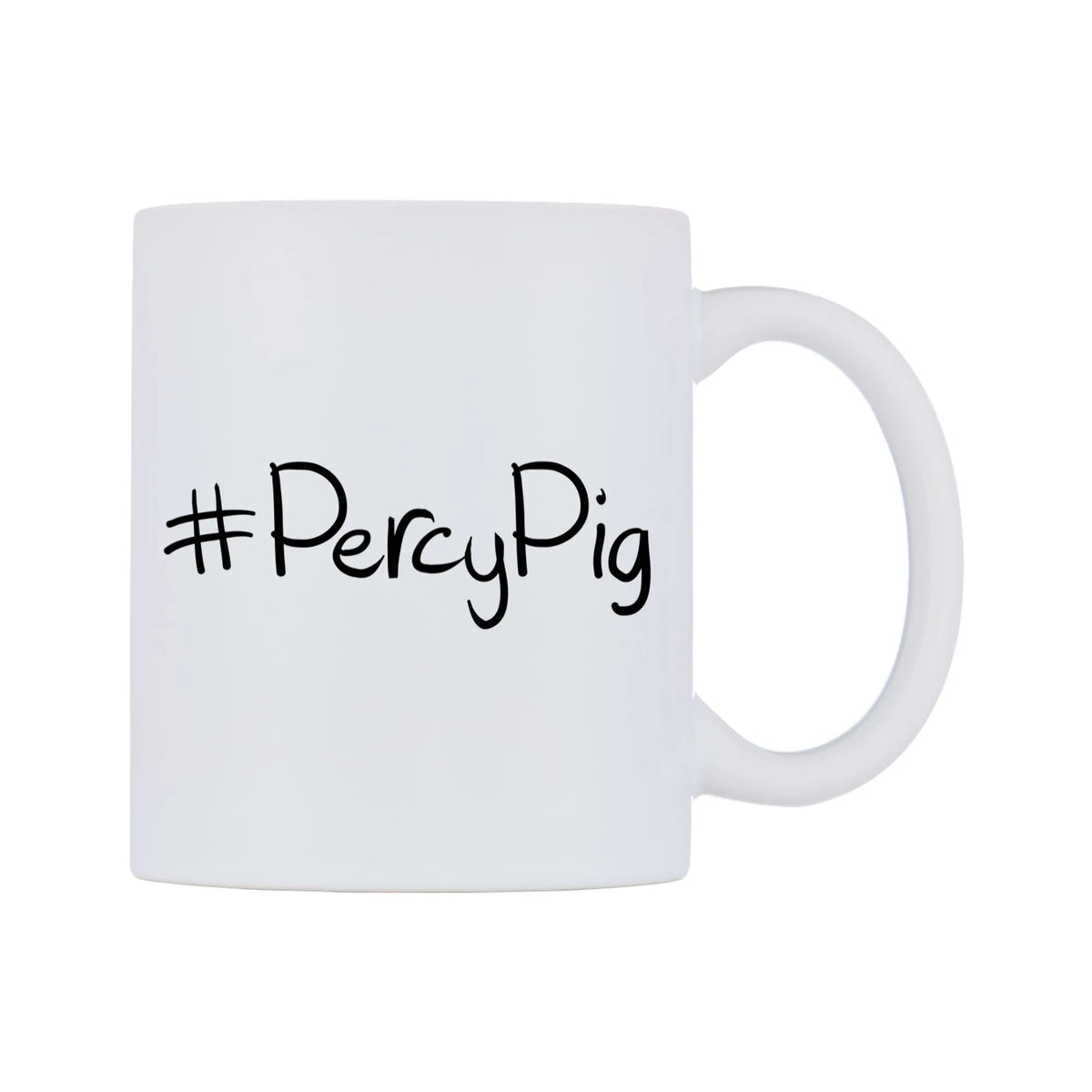 PercyPig Mug — mug, left side, on a white background