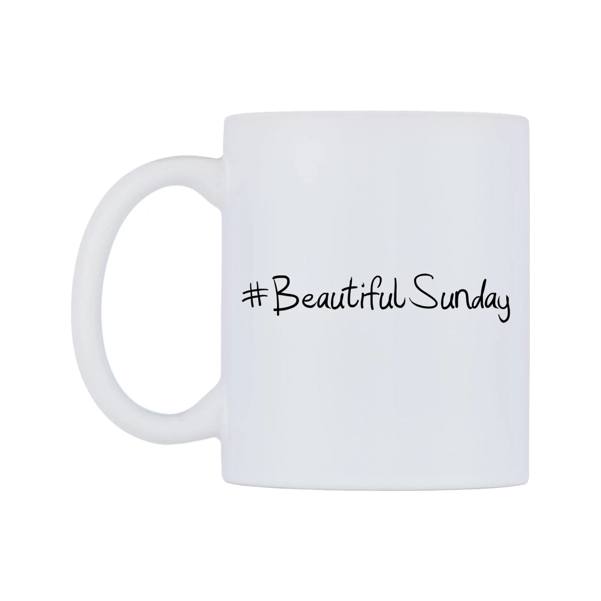 BeautifulSunday Mug — mug, right side, on a white background