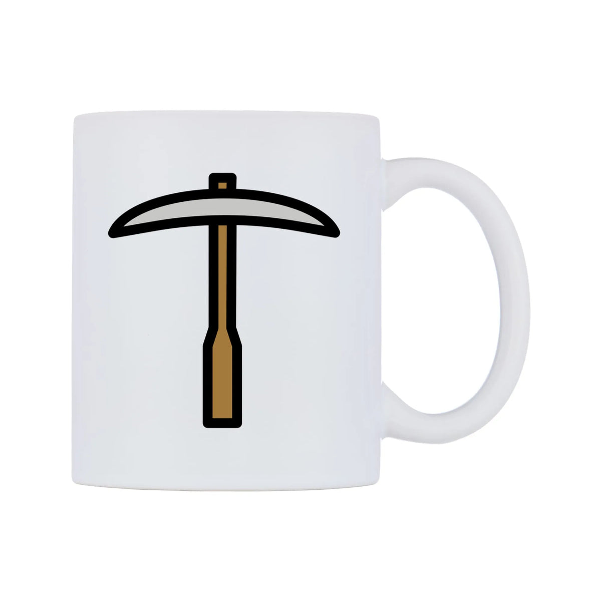 Pick Emoji Mug — mug, left side, on a white background