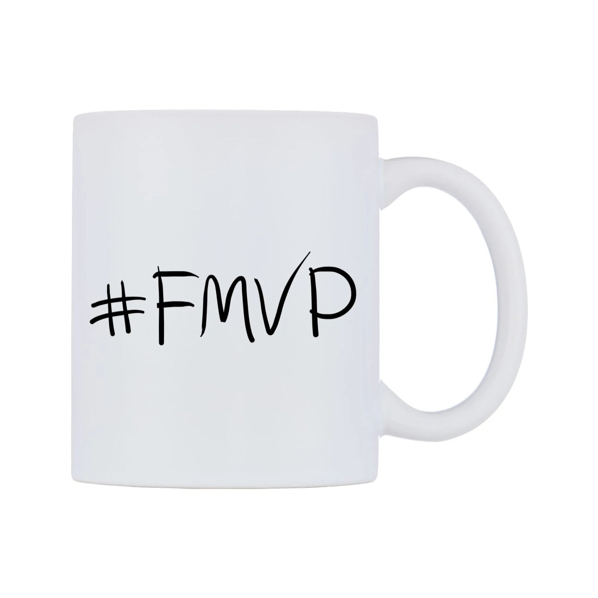 FMVP Mug — mug, left side, on a white background