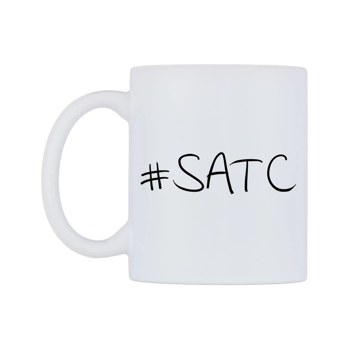 SATC Mug — mug, right side, on a white background