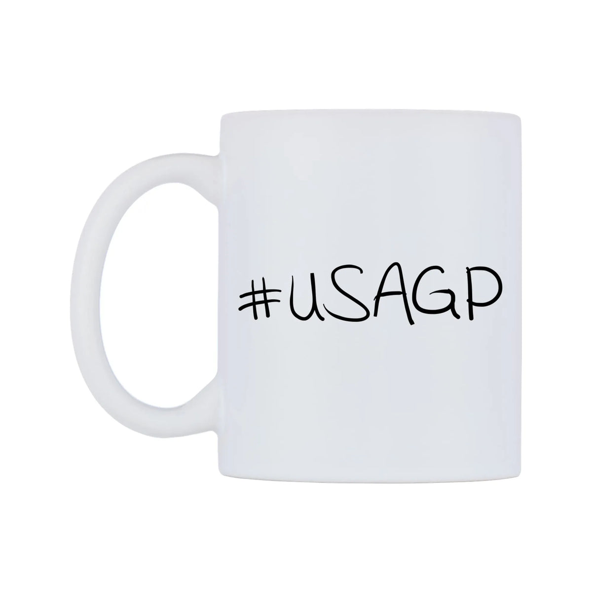 USAGP Mug — mug, right side, on a white background
