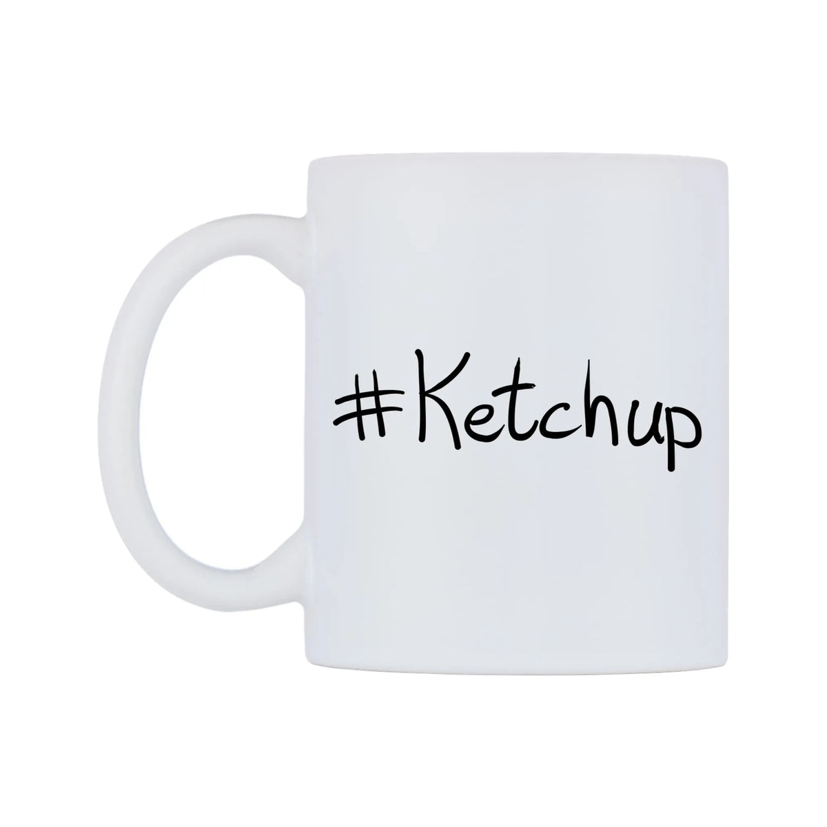 Ketchup Mug — mug, right side, on a white background