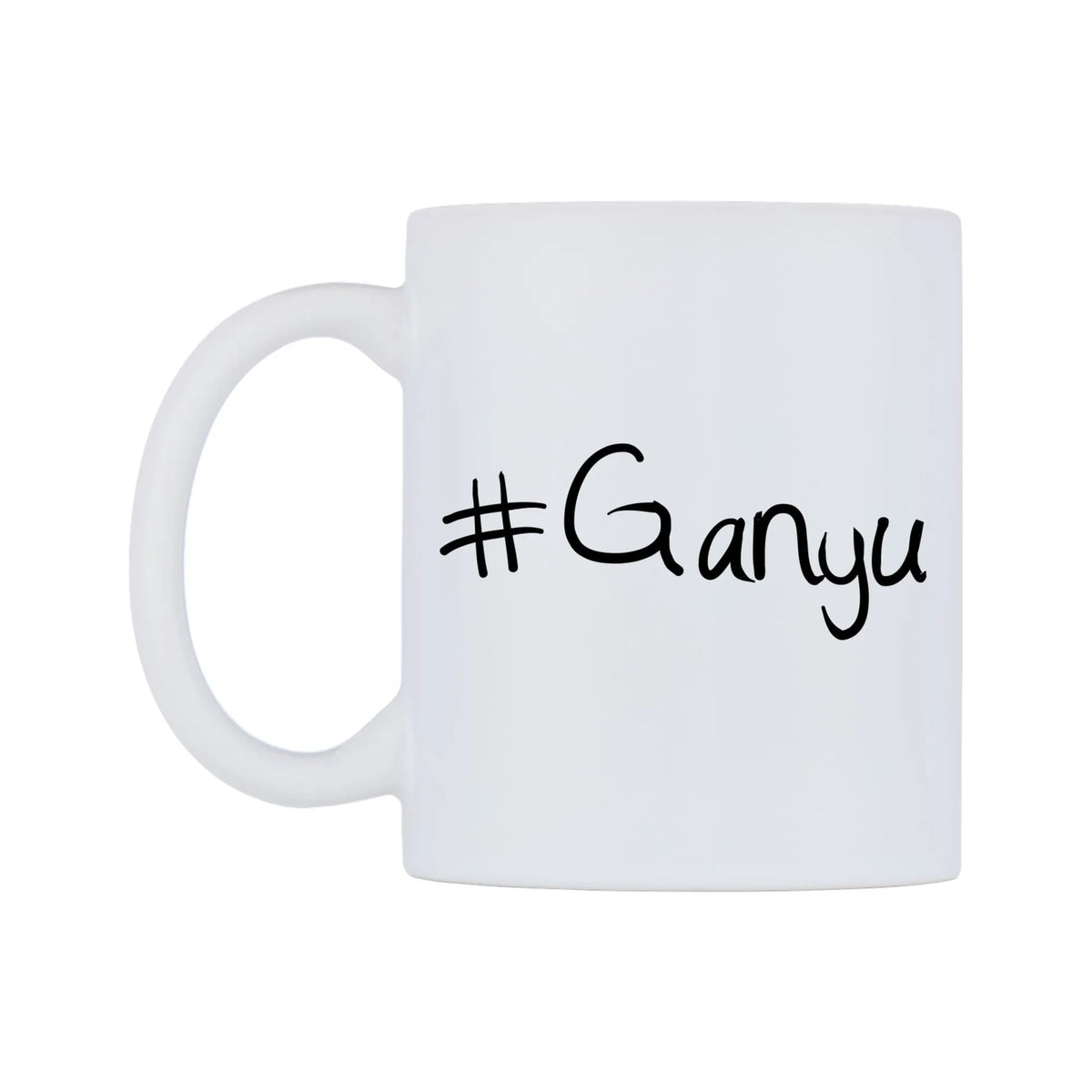 Ganyu Mug — mug, right side, on a white background