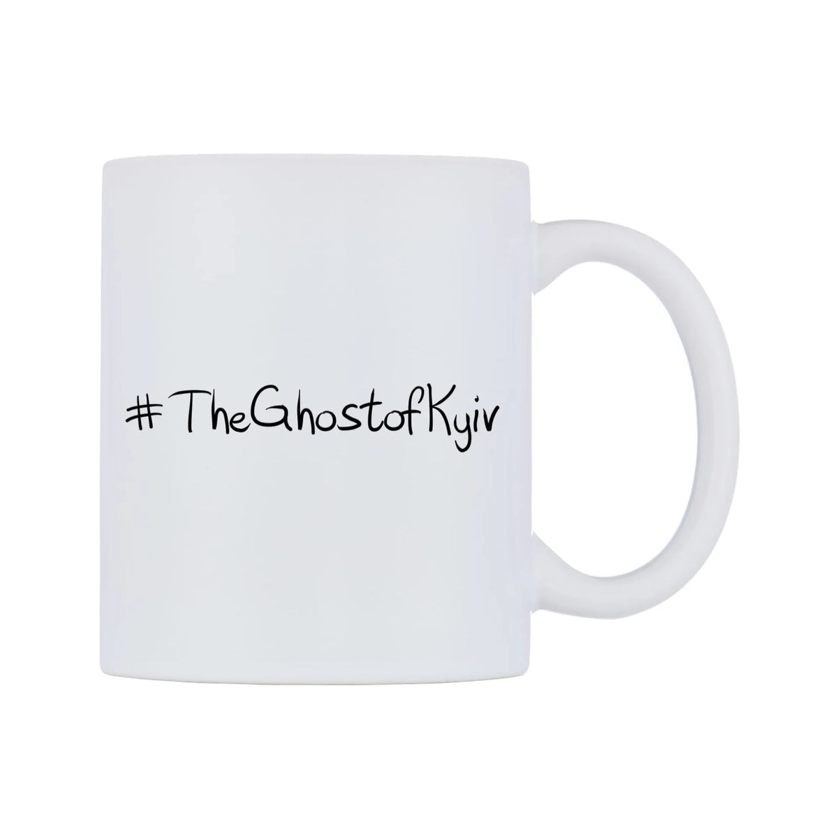 TheGhostofKyiv Mug — mug, left side, on a white background