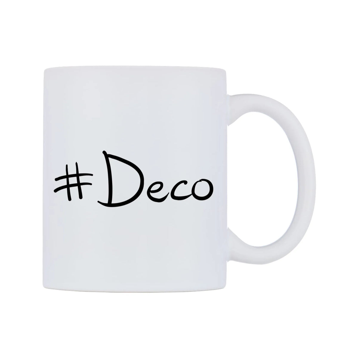 Deco Mug — mug, left side, on a white background