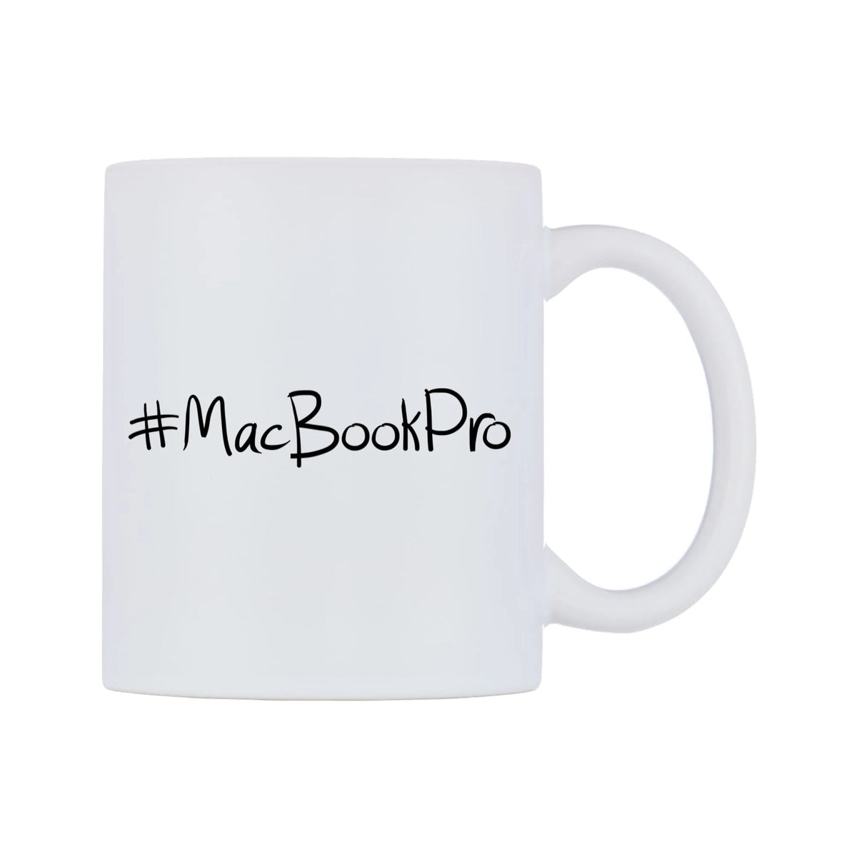 MacBookPro Mug — mug, left side, on a white background